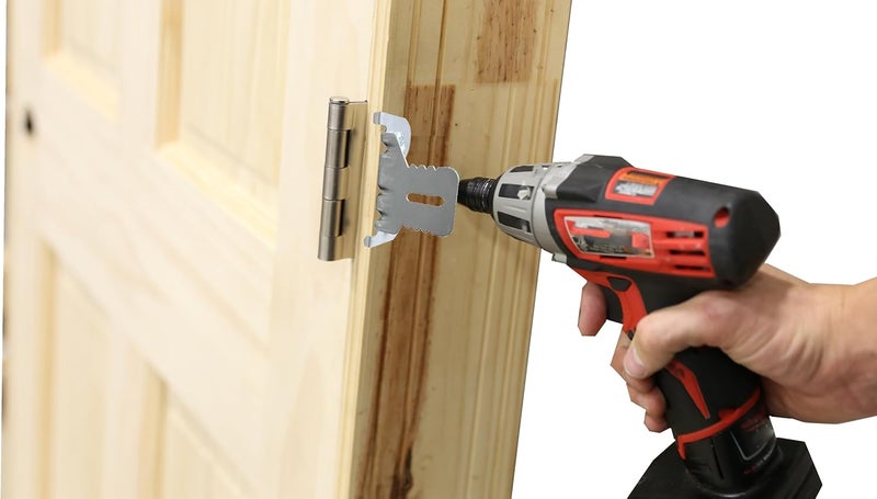 door install kit Door Install Clip™ | 1 Complete Door Hanging Kit | Quick & EZ Door Installation | Patented Bracket - Image 3